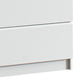 Vedz Dresser Unit with 2 Drawers | Modern White Melamine Finish