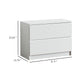 Vedz Dresser Unit with 2 Drawers | Modern White Melamine Finish