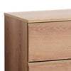 Vedz Dresser Unit with 2 Drawers | Modern Oak Brown Melamine Finish