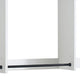Vedz Wall Mount Closet Set | 1 Side Shelf 5 Hanging Rods | White