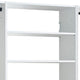 Vedz Walk in Closet w 2 Drawers | 4 Shelves w Hanging Rods | White