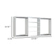 Vedz Walk in Closet w 2 Drawers | 4 Shelves w Hanging Rods | White
