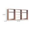 Vedz Walk in Closet w 2 Drawers | 6 Shelves | 2 Hanging Rods | Brown