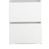 Ely Slim Closet Cabinet | 3 Drawers | 71’’ | White Melamine and Wood BM337102