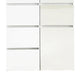Ely Dual Closet Cabinet w Mirror | 4 Drawers | 71’’ | White Melamine BM337104