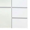 Ely Closet Cabinet Set | 2 Mirror Doors | 8 Drawers | 71’’ | White Wood BM337108
