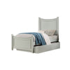 Roly Kids Full Size Bed w Trundle | Cradle Inspired Arches | Gray Wood BM337249