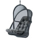 Bery Outdoor Swing Chair w Foldable St& | Dark Gray Cushion