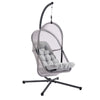 Bery Outdoor Swing Chair w Foldable St& | Light Gray Cushion