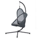 Cery Outdoor Egg Swing Chair | Foldable St& | Dark Gray Cushion