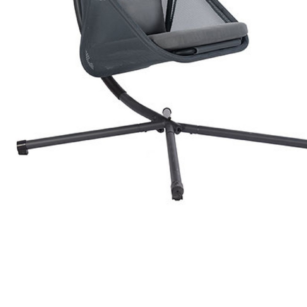 Cery Outdoor Egg Swing Chair | Foldable St& | Dark Gray Cushion