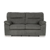 Yido Gliding Loveseat | 72’’ | Soft Mineral Gray Polyester Pillowtop BM337272