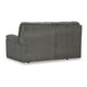 Yido Gliding Loveseat | 72’’ | Soft Mineral Gray Polyester Pillowtop BM337272