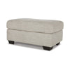 Roy Accent Ottoman | 40’’ Rectangular | Soft Light Gray Polyester Seat BM337275