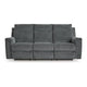 Jinu Power Recliner Sofa | 86’’ | Dark Gray Polyester Micro Chenille BM337276