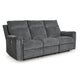 Jinu Power Recliner Sofa | 86" | Dark Gray Polyester Micro Chenille