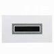 Zav Dining Table | 79" Rectangular Top | White Gray Pedestal Base
