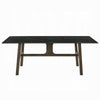 Eny Dining Table | 71’’ Ceramic Rectangular Top | Walnut Brown Wood BM337309
