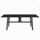 Eny Dining Table | 71’’ Ceramic Rectangular Top | Walnut Brown Wood BM337309