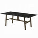 Eny Dining Table | 71’’ Ceramic Rectangular Top | Walnut Brown Wood BM337309