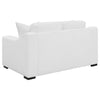 Shanice 2pc Living Room Sofa Set | 4 Accent Pillows | White Trillium BM337739