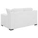 Shanice 2pc Living Room Sofa Set | 4 Accent Pillows | White Trillium BM337739