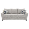 Kito 2pc Living Room Sofa Set | Modern Sloped Arms | Light Gray Boucle BM337773