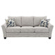 Kito 2pc Living Room Sofa Set | Modern Sloped Arms | Light Gray Boucle BM337773