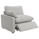Biny Modular Power Reclining Sofa | 2 Pillows | Light Gray | 124’’ BM337822