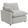 Biny Modular Power Recliner Loveseat | 2 Pillows | Light Gray 86"