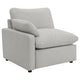 Biny Modular Power Recliner Loveseat | 2 Pillows | Light Gray 86"