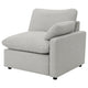 Biny Modular Power Recliner Loveseat | 2 Pillows | Light Gray 86"