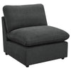Biny Modular Power Reclining Sofa | 2 Pillows | Dark Gray | 124’’ BM337825