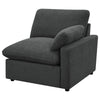 Biny Modular Power Reclining Loveseat | 2 Pillows | Dark Gray | 86"
