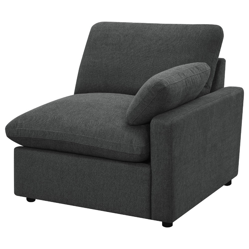 Biny Modular Power Reclining Loveseat | 2 Pillows | Dark Gray | 86"