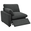 Biny Modular Power Reclining Loveseat | 2 Pillows | Dark Gray | 86"