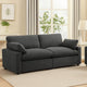 Biny Modular Power Reclining Loveseat | 2 Pillows | Dark Gray | 86"