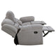 Gilo 2pc Manual Recliner Sofa & Loveseat Set | Soft Gray Chenille BM337848