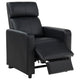 Heena Home Theater Set | 4 Manual Recliners | 2 Consoles | Black Faux Leather BM337863