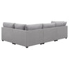 Cambia 4pc Modular L Shaped Sectional Sofa | Gray | 8 Pillows BM337870