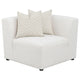 Frem 6pc Right Modular Sectional Sofa | Ottoman | 4 Pillows | Pearl White BM337877