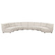 Hia 8 Piece L Shaped Modular Sectional Sofa | Tufted Ivory BM337883