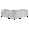 Seh 3 Piece L Shaped Sectional Sofa | Steel Beige | Track Armrests BM337886