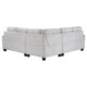 Seh 3 Piece L Shaped Sectional Sofa | Steel Beige | Track Armrests BM337886