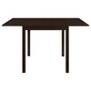 Elso Dining Set | Table w Drop Leaf | Brown | 3 Lattice Style Chair BM337894