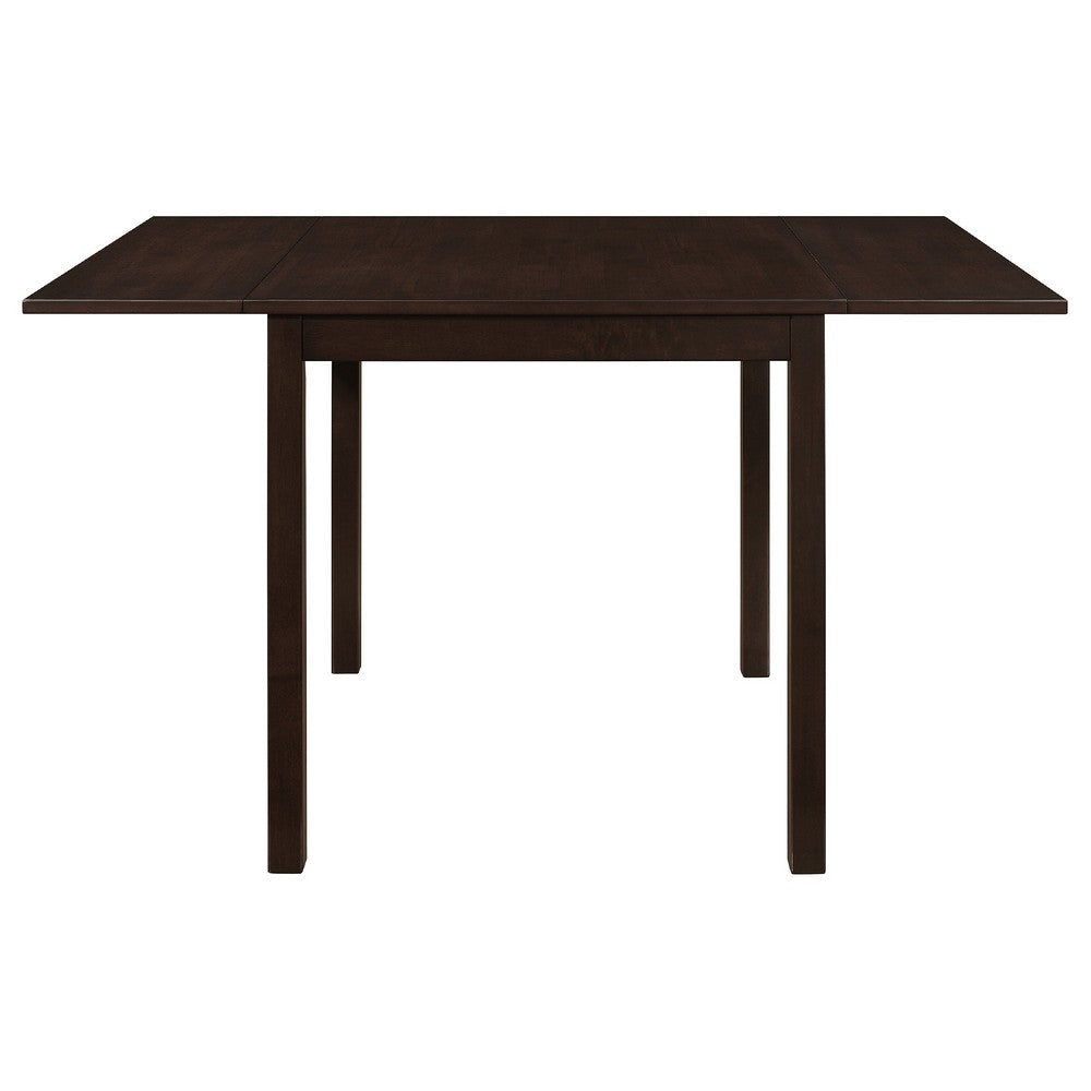 Elso Dining Set | Table w Drop Leaf | Brown | 3 Lattice Style Chair BM337894