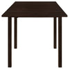 Elso Dining Set | Table w Drop Leaf | Brown | 3 Lattice Style Chair BM337894