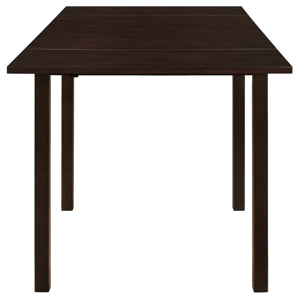 Elso Dining Set | Table w Drop Leaf | Brown | 3 Lattice Style Chair BM337894