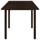 Elso Dining Set | Table w Drop Leaf | Brown | 3 Lattice Style Chair BM337894