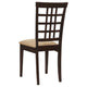 Elso Dining Set | Table w Drop Leaf | Brown | 3 Lattice Style Chair BM337894